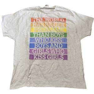 The World Has Bigger Problems Pride LGBTQ+ Tshirt